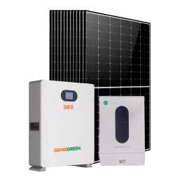 Солнечная электростанция 5кВт (Donnergy 5кВт/ GENIXGREEN  LiFePO4 5,12кВт/ 10x DMEGC 450Вт)